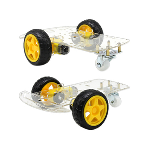 2WD Smart Robot Car Chassis Acryl 250 U/min Motor 12V 120:1 Kunststoff getriebe für DIY Education Robot Smart Car Kit - Product Image 5