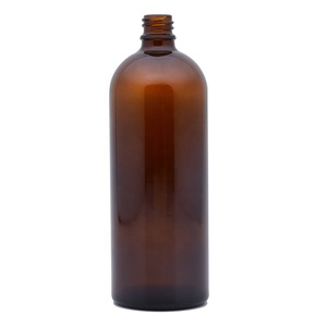 200毫升琥珀色欧元精油玻璃瓶与滴管din 18毫米 - Product Image 1