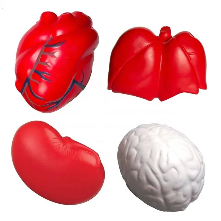 New Products Bulk Wholesale Promotional Custom Shape Logo Stress Ball Kidney Stress Ball