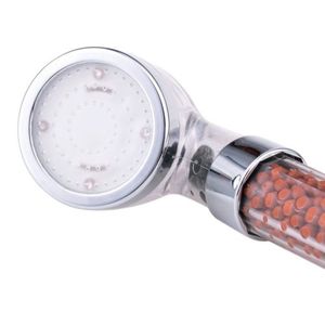 高压负离子过滤器 Spa 水喷雾 LED 手持淋浴头温度传感器 3 颜色变化