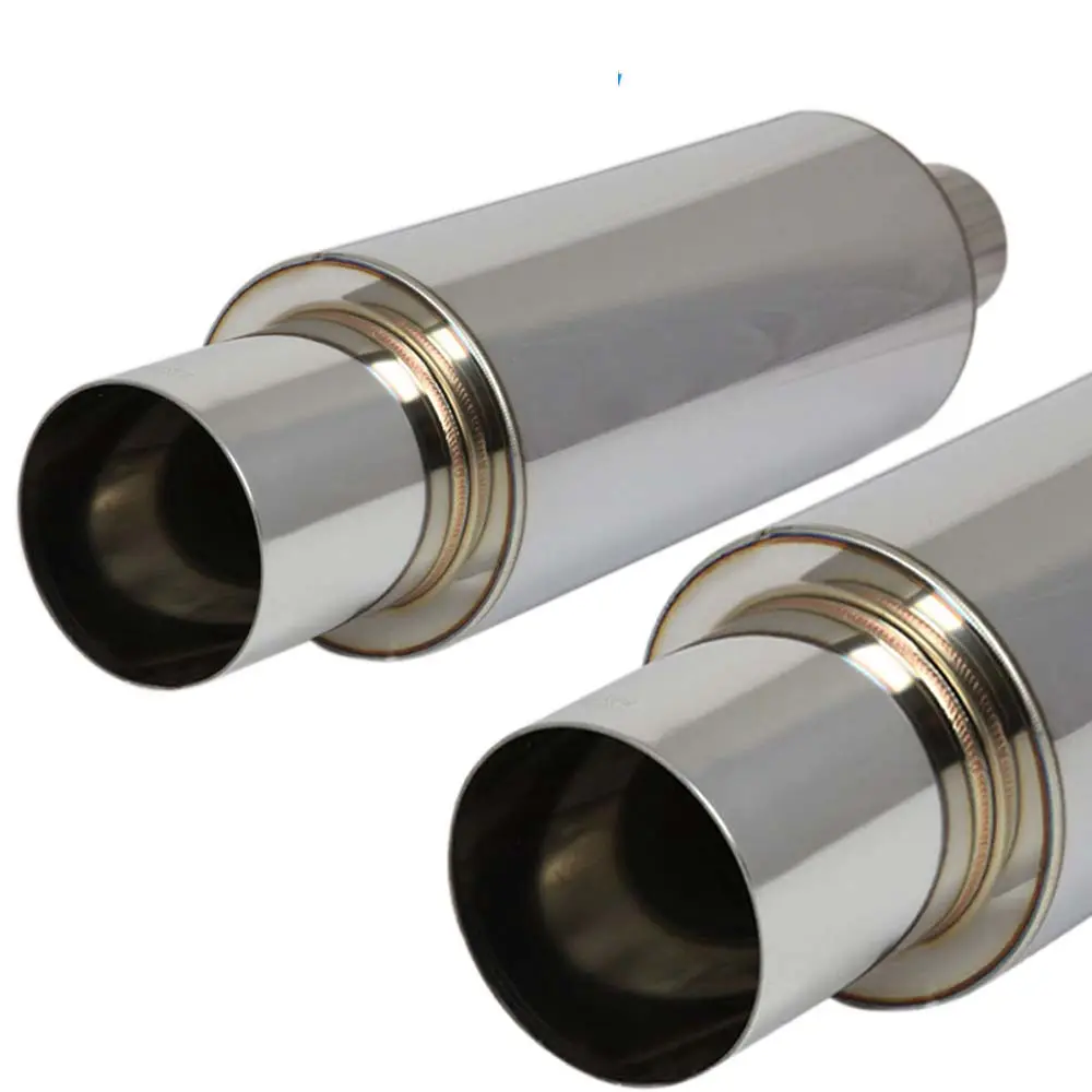 Factory Outlet Polished Stainless Steel Exhaust Muffler