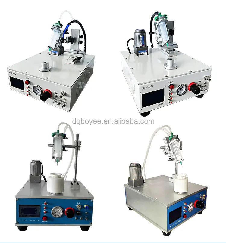 LCD Monitor AS-720D Automatic Dispenser for Glue Distribution Round (Trumpet) Products LED bulb glue machine