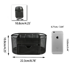 Văn Phòng Cung Cấp Trắng Kim Loại Lưới Bảng Máy Tính Để Bàn Văn Phòng Bàn <span class=keywords><strong>Organizer</strong></span> Với Ngăn Kéo Tập Tin Tài Liệu <span class=keywords><strong>Organizer</strong></span> - Product Image 6