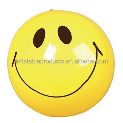 Partie ballon de Plage Gonflable Boules beachball gonflable smiley