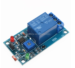 5V光フォトスイッチセンサースイッチ/LDRフォトレジスターリレーモジュール/光検出感光センサーボード - Product Image 1