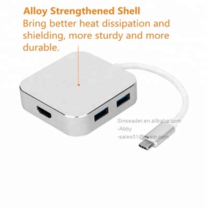 Multile-port USB C to <strong>HDMI</strong> U3*3 PD Combo Convertor USB Type C Multiple <strong>Function</strong> Adapter (PD for Charging and Data Transfer)