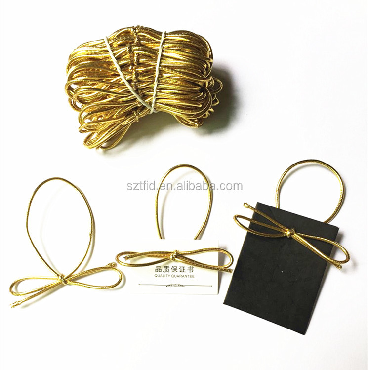 Pre-atado Lazo de cinta de raso con lazo elástico/pre-atado arcos con banda elástica/regalo de banda elástica arco - Product Image 1