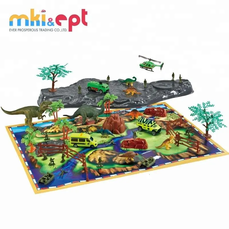 Juego de dinosaurios EPT, dinosaurio de juguete, juguetes de parque de dinosaurios de juguete jurásico