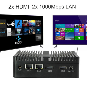 Helorpc คอมพิวเตอร์ขนาดเล็กไม่มีพัดลม CE-leron 2955U LAN คู่ Win7 NUC เดสก์ท็อป2 * H-D 2 * COM สำนักงานพีซี DDR3แรม HDD HTPC - Product Image 2
