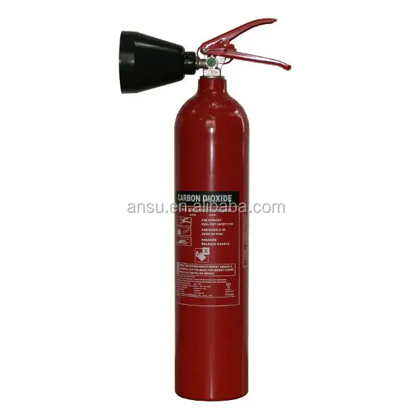 Estintore CO2 2kg estintore ad anidride carbonica CE ISO EN3 estintore a CO2 antincendio 5LB 2.3KG