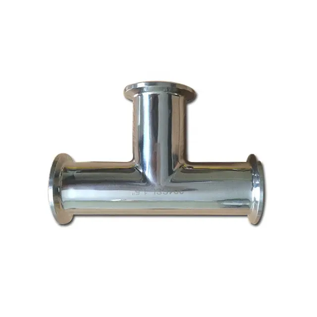 Tri Clover Compatible Clamp Tee for Stainless steel sanitary fittings