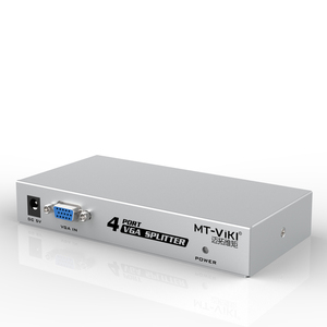 150MHz <strong>VGA</strong> <strong>Splitter</strong> <strong>1</strong> in 4 Out, MT-VIKI 1x4 <strong>1</strong> Computer 4 Monitor + Power Adapter <strong>VGA</strong> <strong>Splitter</strong> - Product Image 3