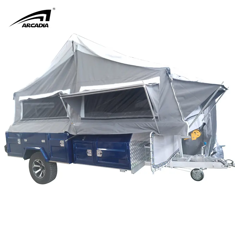 Tenda da tetto portatile per camion da campeggio fuoristrada in tela impermeabile