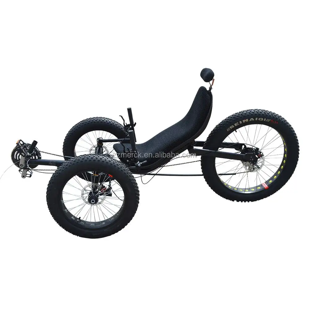 Bicicleta grtis para porta adulto, pedal adulto de 3 rodas de bicicleta revestida pneu com duas rodas dianteiras