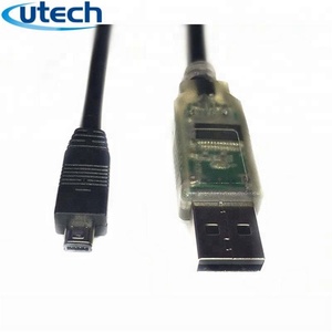 Yüksek kalite OEM 6Ft FTDI USB Uniden tarayıcı uzaktan arayüzü için Mini 4-Pin programlama kablosu
