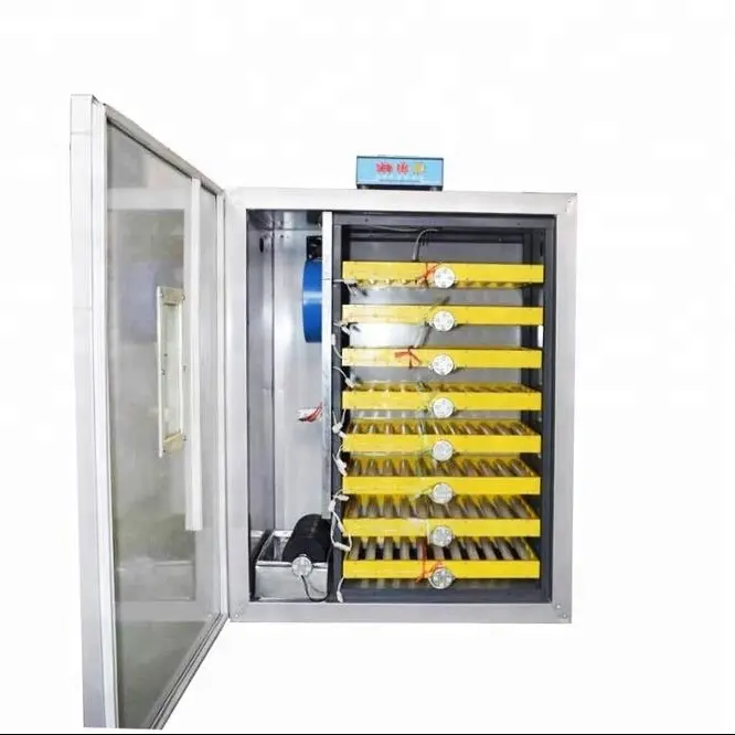 Máquina de cría de pollos AC/DC de alta calidad, incubadora de huevos 500, incubadora de huevos solar rodante 500