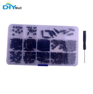 DIYmall 210Pcs Assorted M3 M 2,5 Nylon Schrauben Mutter Abstandsbolzen Spacer für Arduino Raspberry Pi DIY Flugzeuge FPV RC drone PC