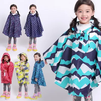 Regenjas Voor Kinderen Regenjas Kids Mantel Type Regenkleding Regenjas Bedrukt Poncho Kids Regendicht Student Regenpak