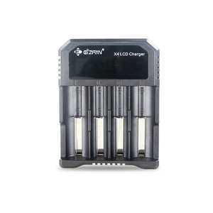 Efan Eizfan X4 4スロット2AUSB LCDユニバーサルバッテリー充電器 (カーチャージャー付き) - Product Image 2