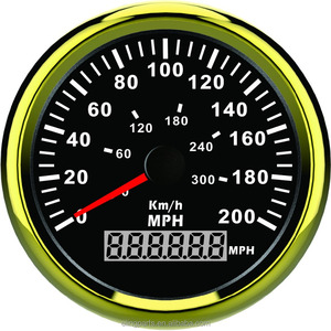 防水<span class=keywords><strong>mph</strong></span> gpsスピードメーター走行距離200MPH <span class=keywords><strong>300</strong></span>キロメートル/時間用車のオートバイatv utvでバックライト85ミリメートル12ボルト/24ボルト