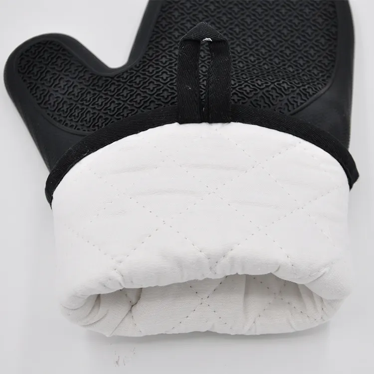 BSCI Cotton Futter heiß verkaufen neuesten Design Ofen handschuh Silikon Ofen handschuhe für die Küche