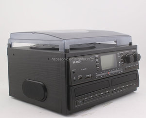 Doble reproductor de CD de gramófono automático Correa giratoria de cassette de codificación reproductor de vinilo de grabación de cd Player - Product Image 2
