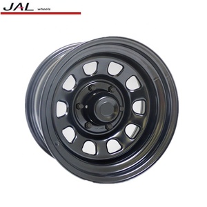 Beadlock 轮红色嘴唇 165.1 轮 Rim 16x6j 越野黑色轮辋