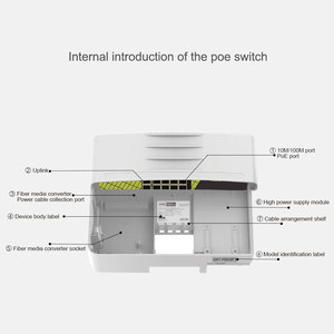 Açık Su Geçirmez PoE Anahtarı 8 + 2 port PoE anahtarı Video Gözetim için Ağ Anahtarı Üreticileri - Product Image 2
