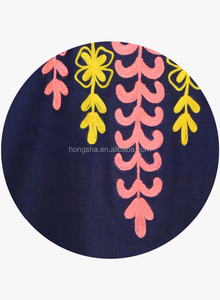 蓝色棉花刺绣 Kurta 设计师脖子手工刺绣设计为 Kurtis HSD5718 - Product Image 6