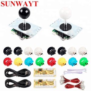 Sanwa оригинальный комплект 2 игрока Аркады видео игры комплект DIY комплект для ПК джойстик и Raspberry Pi RetroPie DIY проектов и маме