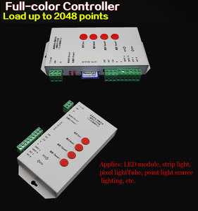 Полноцветный светодиодный пиксельный контроллер T1000S Dmx512 Ws2811 Ucs1903 Rgb с Sd-картой, 2048 пикселей - Product Image 4
