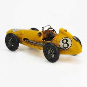 Wholesale High Quality Metal Craft Iron Classic Antique Tin Model Car Home Decor Handmade Collectible Racing Cars for Sale - Product Image 4
