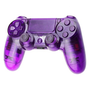 Mit Tasten Set Großhandel Controller Transparent Klar Lila Shell Case Cover Für PS4 Playstation 4 - Product Image 4