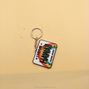 ฮาวายของที่ระลึกพวงกุญแจยางพวงกุญแจชื่อเมือง - Product Image 2