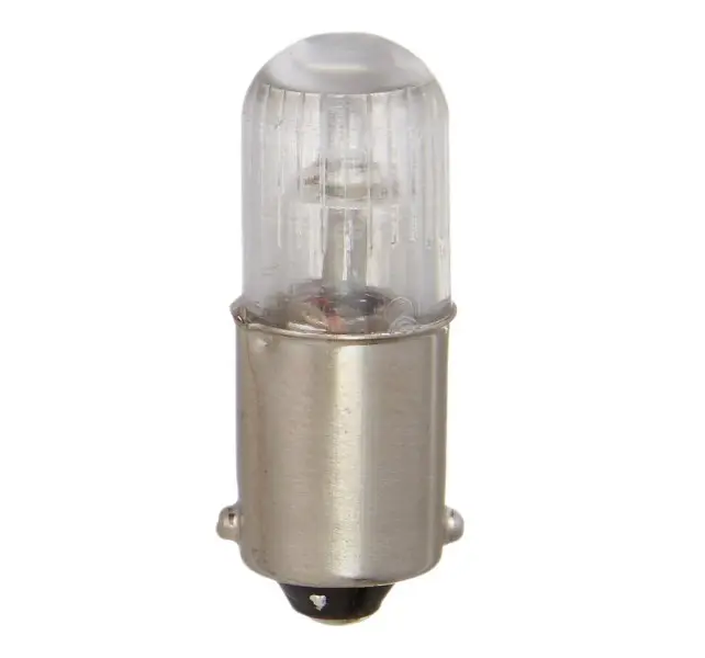 Ampoule d'indicateur de type tube t10x28 mm, lumière néon 110/130V, base baïonnette BA9S