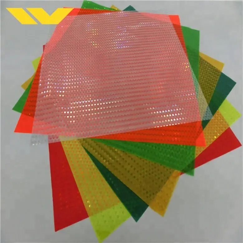 PVCプラスチック反射シート高視認性レインコート用途