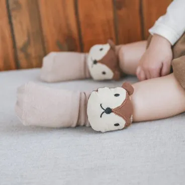 2021 new children's tube socks cartoon doll head boys and girls baby socks newborn baby long tube socks