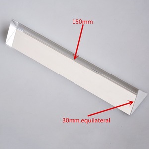 High Quality Customizable Glass <strong>Equilateral</strong> Dispersing Triangular Prism Optical Glass Triple Triangular Prism - Product Image 3