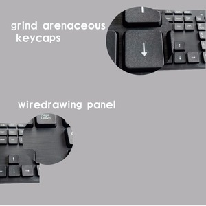 Ordenador de moda teclado árabe 2,4 ghz teclado inalámbrico