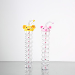 500ml yard kupası, plastik bardaklar hayvan kafası ile kapakları, slush bardak çocuklar için - Product Image 2