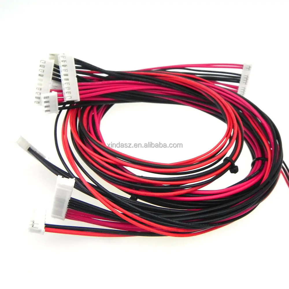 Custom molex connector crimp type male female 6 pin wiring engine wire loom harness for volvo