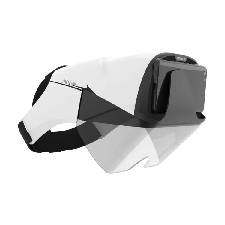 AR Kacamata Holografik Virtual Reality, Headset Kacamata VR, Kotak Video Game 3D, Kacamata untuk Ponsel Pintar