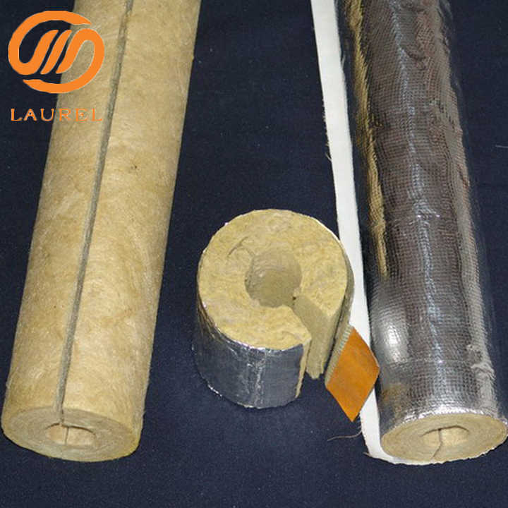 Rock wool pipe for Heat insulation of pipelines in electric power