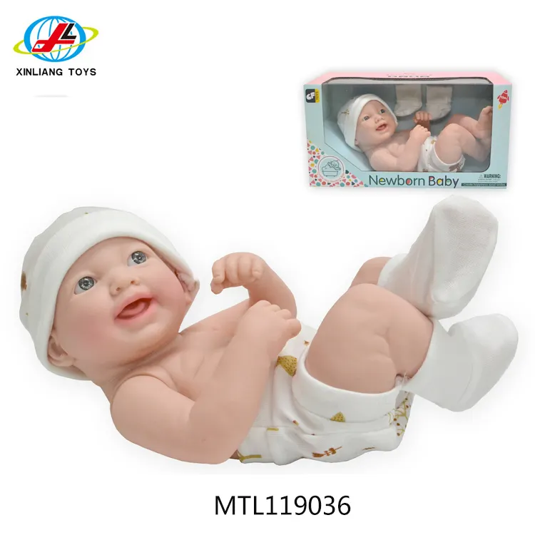 Échantillon gratuit PVC matériel réaliste mignon silicone 13 pouces reborn bébé poupée à vendre