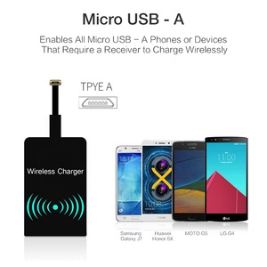 Shenzhen fabrika satış cep telefonu evrensel QI kablosuz mikro usb tip <span class=keywords><strong>a</strong></span> <span class=keywords><strong>b</strong></span> hızlı şarj alıcısı adaptör kartı Android telefonlar için