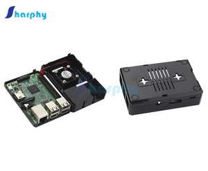 Raspberry Pi3 Modello B + Custodia in ABS Nero Bianco Trasparente Coperchio della Scatola di Plastica Shell Compatibile Raspberry Pi 3 Modello B + più - Product Image 6