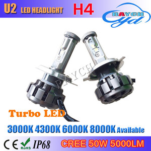 U2 <span class=keywords><strong>LED</strong></span> Araba Far <span class=keywords><strong>CR</strong></span>. EE XHP-50 Cips 12 <span class=keywords><strong>V</strong></span> Araba <span class=keywords><strong>LED</strong></span> Far 50 W 5000LM Alüminyum H4 <span class=keywords><strong>LED</strong></span> far
