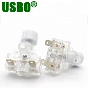 Trasparente 16a 250 v tipo di latch push button switch con copertura in plastica - Product Image 2