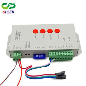 DC5 ~ 24 V T-1000S RGB <span class=keywords><strong>Controller</strong></span> WS2801 WS2811 WS2812B LPD6803 führte <span class=keywords><strong>Pixel</strong></span> T1000S <span class=keywords><strong>Controller</strong></span> mit Sd-karte