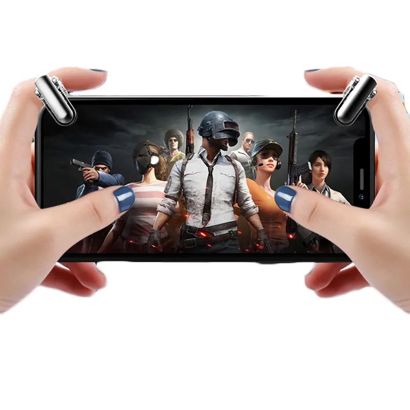 Mobile gioco physica Minil pulsante per pubg con L1R1 pulsante fisico Mirare e sparare Maniglia del Gioco